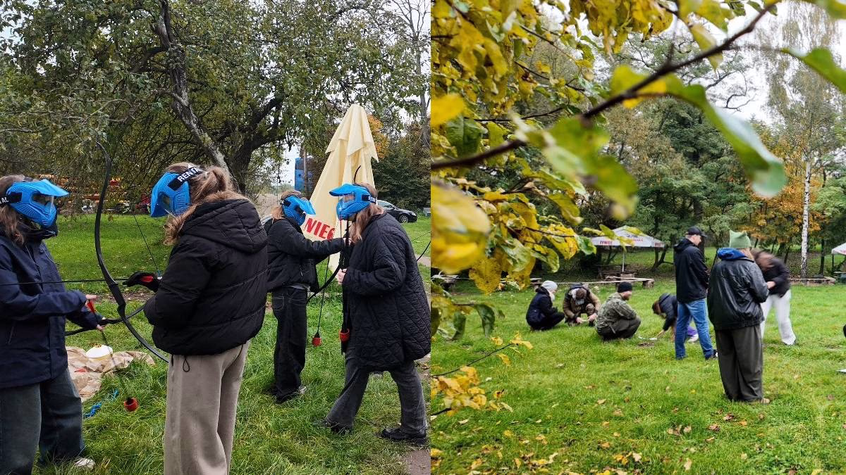 Wycieczka integracyjna dla klas w Kampinosie z łucznictwem i grami terenowymi organizowana przez Razem w Polskę
